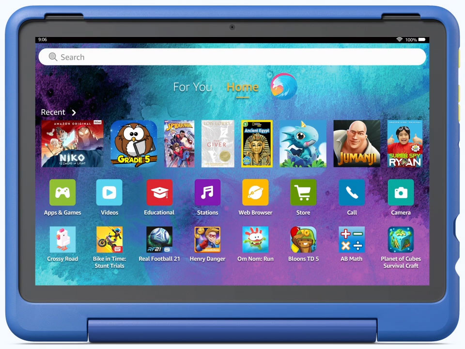 Amazon Fire HD 10 Kids Pro tablet- 2023, ages 6-12 | Bright 10.1" HD screen | Slim case for older... | Amazon (US)