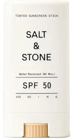 SALT & STONE SPF 50 Tinted Sunscreen Stick | Made with Non-Nano Zinc Oxide | Broad Spectrum Sun P... | Amazon (US)