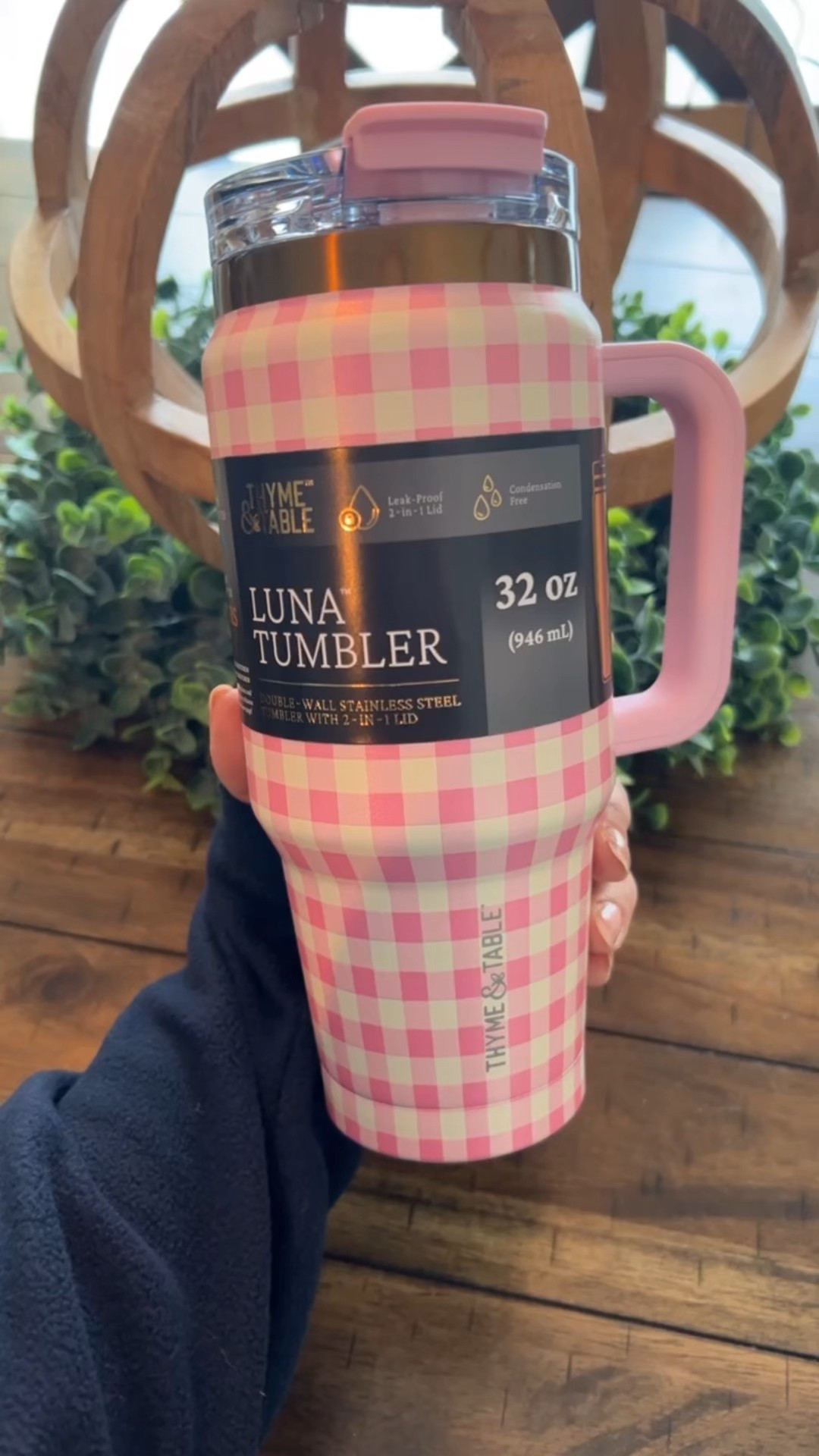💓🤍💓🤍 Always love a new Thyme and Table Luna tumbler! Always the cutest patterns and great pricing! #walmart #walmartfinds #thymeandtable 

#LTKHome #LTKSummerEdit #LTKSeasonal