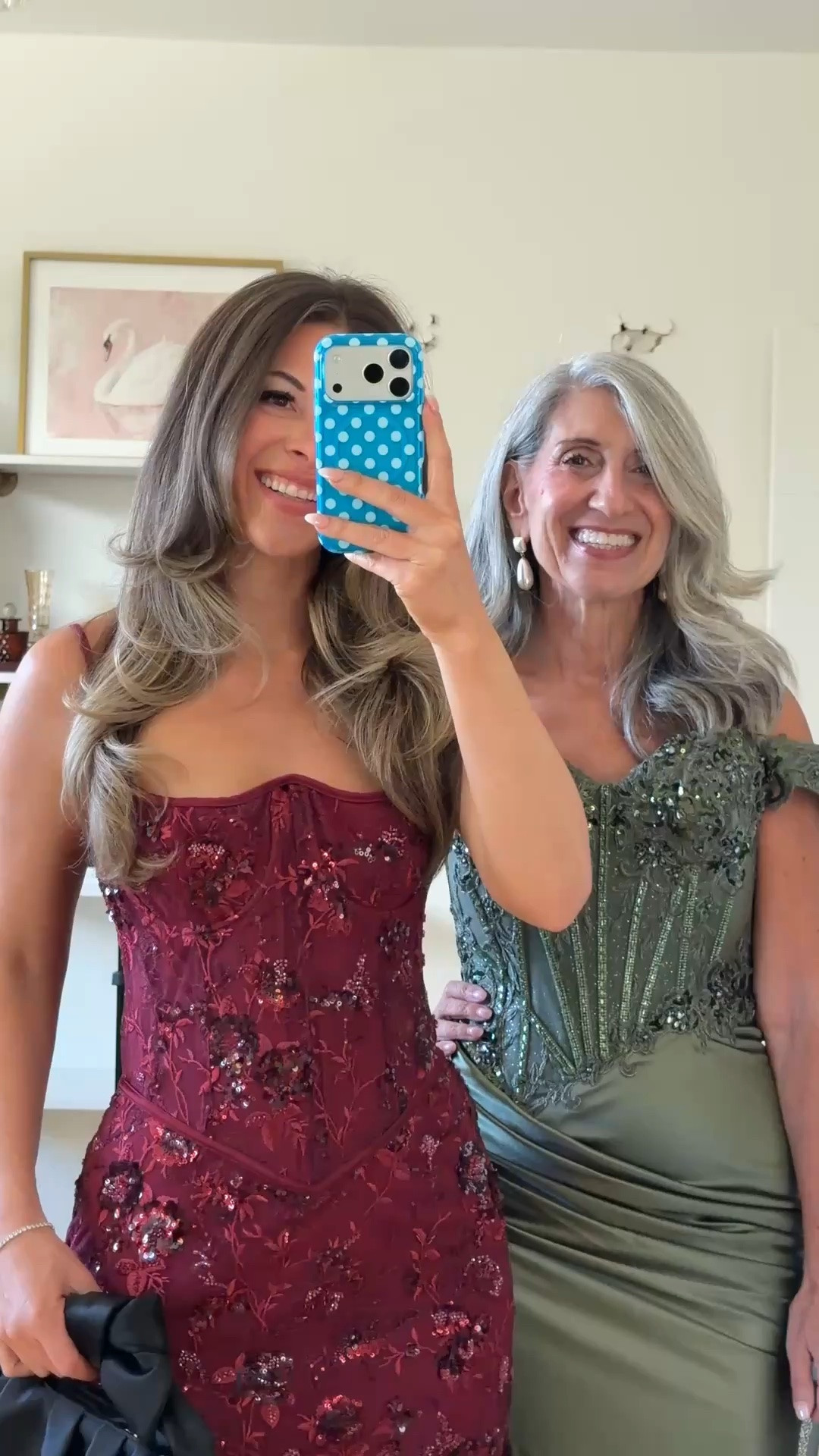 burgundy strapless maxi gown with a corset bodice and sequined floral embroidery, olive green satin off-the-shoulder gown with sequined lace corset bodice and ruched skirt mom and me wedding guest and mother of the bride dresses 💍

lulus: emerson20 (first purchase)

I’m 5’4” and wear a size small/2  

mom is 5’4” and wears a medium/6

fall wedding guest dresses, wedding guest dresses, cocktail dresses, semi-formal dresses, black tie wedding guest dresses, destination wedding guest dresses, garden party dresses, wedding guest outfit ideas, mom & me outfits, mom & me dresses, matching outfits, mother daughter outfits, family photo outfits, wedding guest dresses, mother of the bride, mother of the groom, wedding guest outfit ideas

#LTKgrwm #LTKSeasonal #LTKWedding