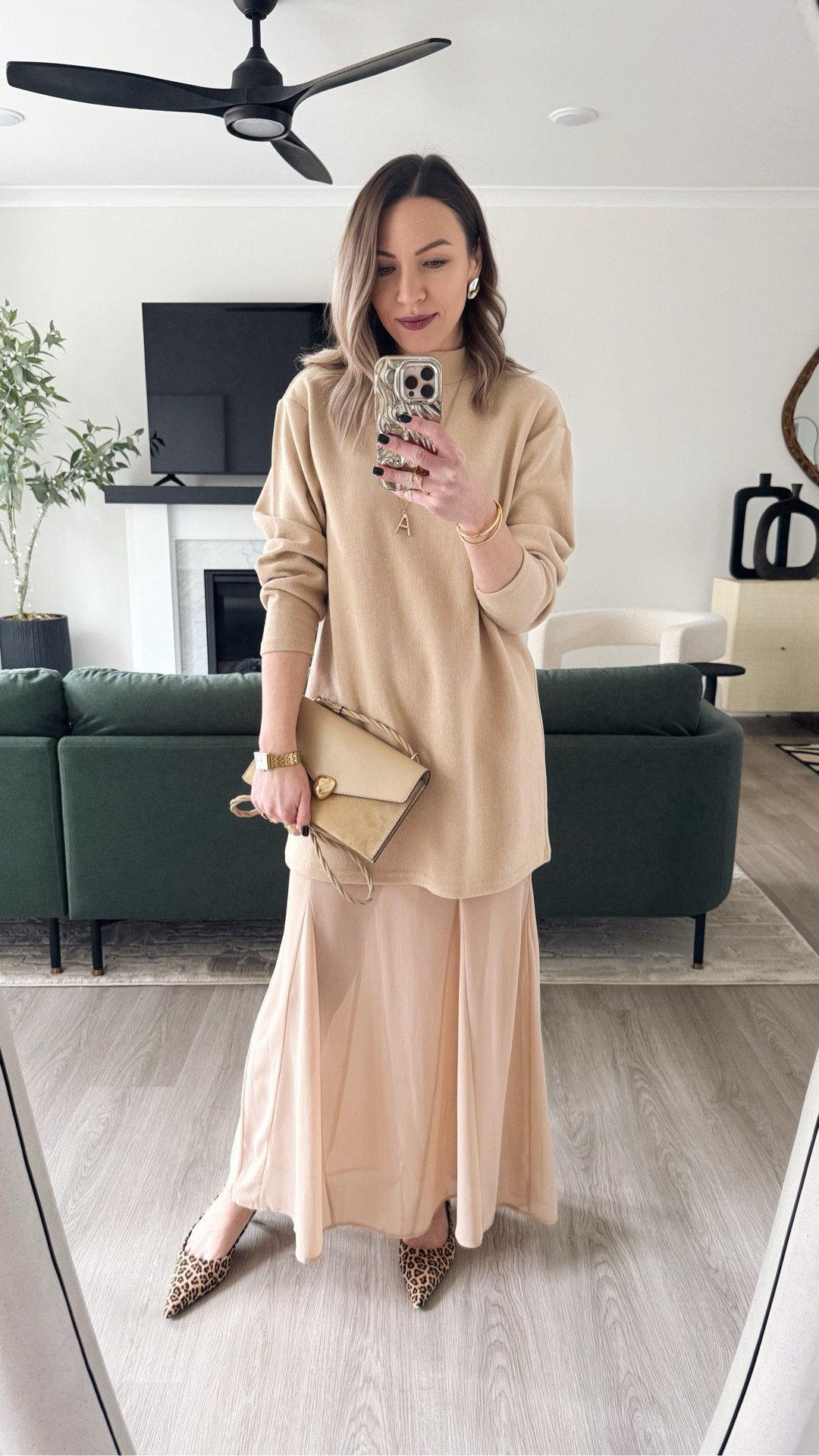 Spring us just around the corner! A little bit of beige, sheer layers, a pinch of animalistic print and gold accents will definitely put you in the mood!🤎

#LTKOver40 #LTKSeasonal #LTKootd