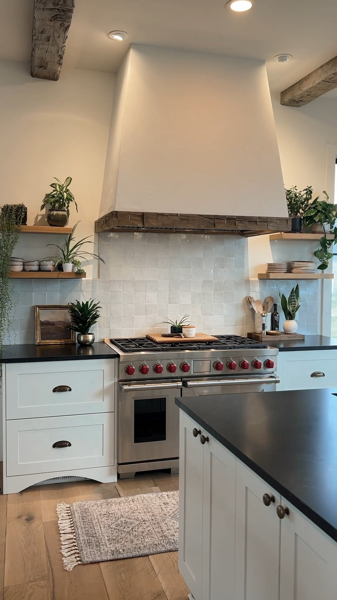 A busy, well loved (well used) kitchen.

Home decor, kitchen design, kitchen stuling, kitchen decor, cabinetry, floating shelves, plants, antique painting print art, european modern organic home

#LTKHome #LTKVideo