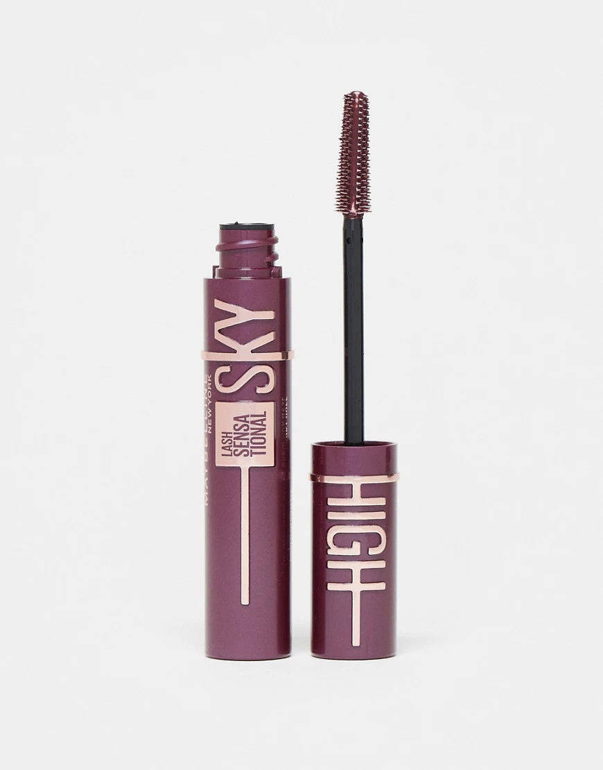 Maybelline Lash Sensational Sky High Mascara - Burgundy Haze-Red | ASOS (Global)