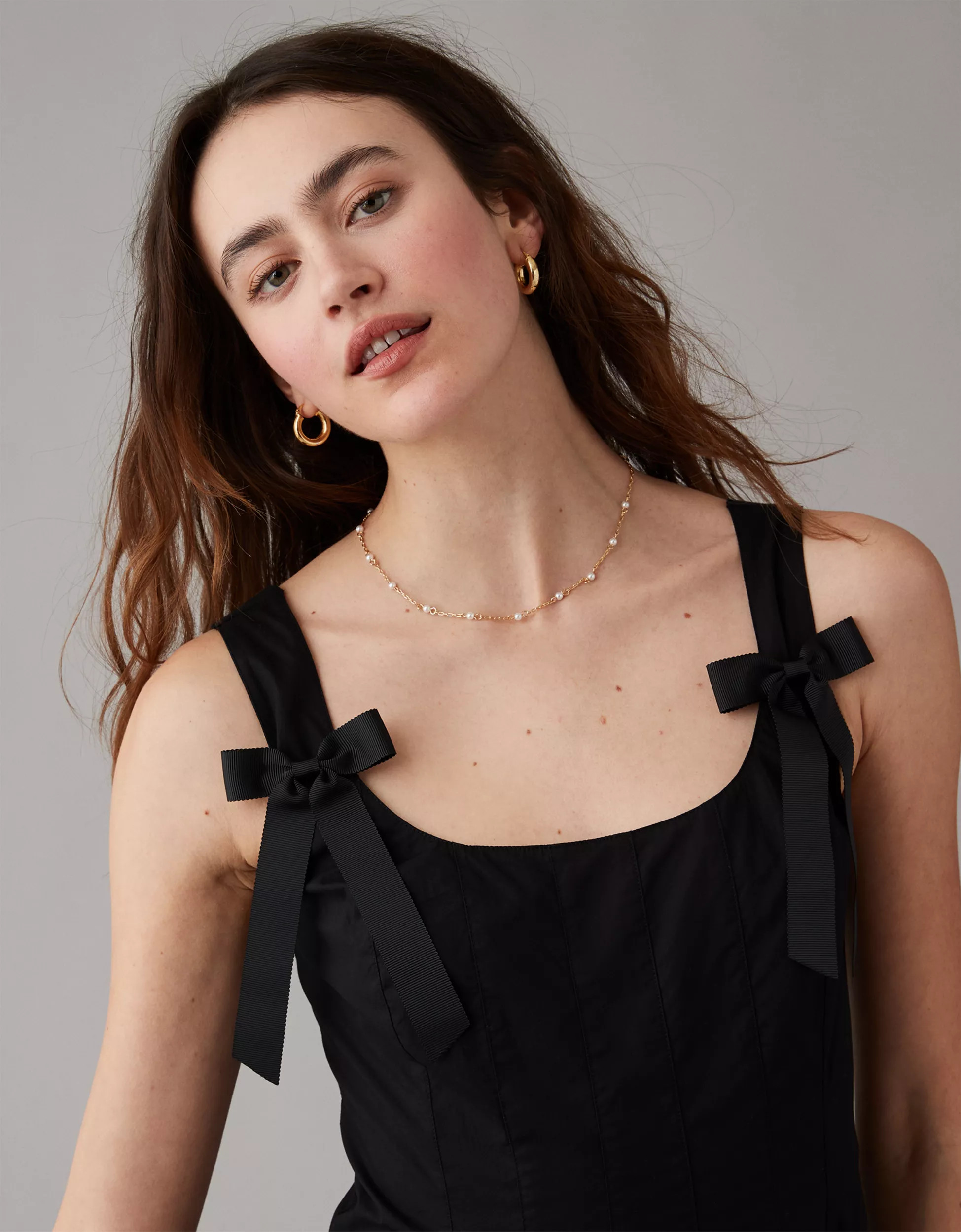 AE Poplin Corset Mini Dress | American Eagle Outfitters (US & CA)
