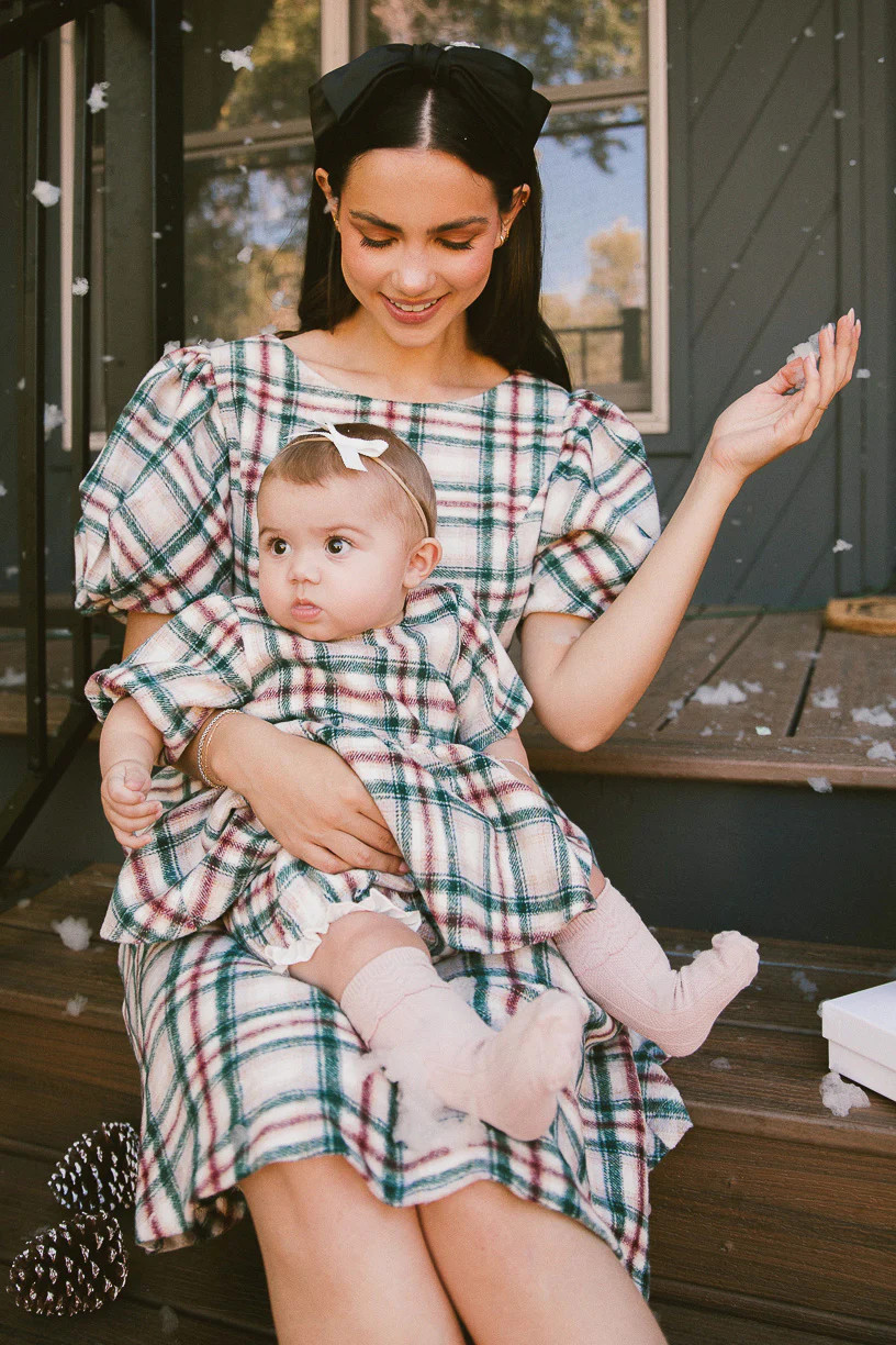 Baby Molly Plaid Flare Dress Set | Ivy City Co