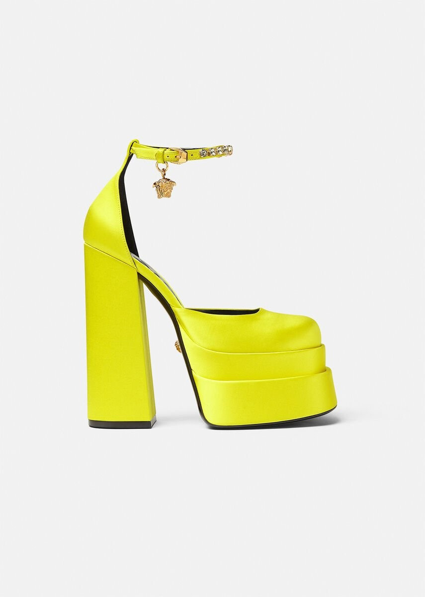 Versace Medusa Aevitas Platform Pumps for Women | US Online Store | Versace (US)