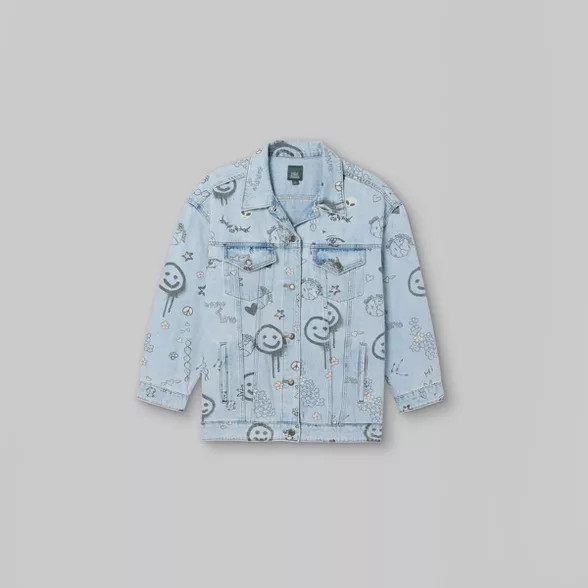 Oversized Denim Trucker Jacket - Wild Fable™ | Target