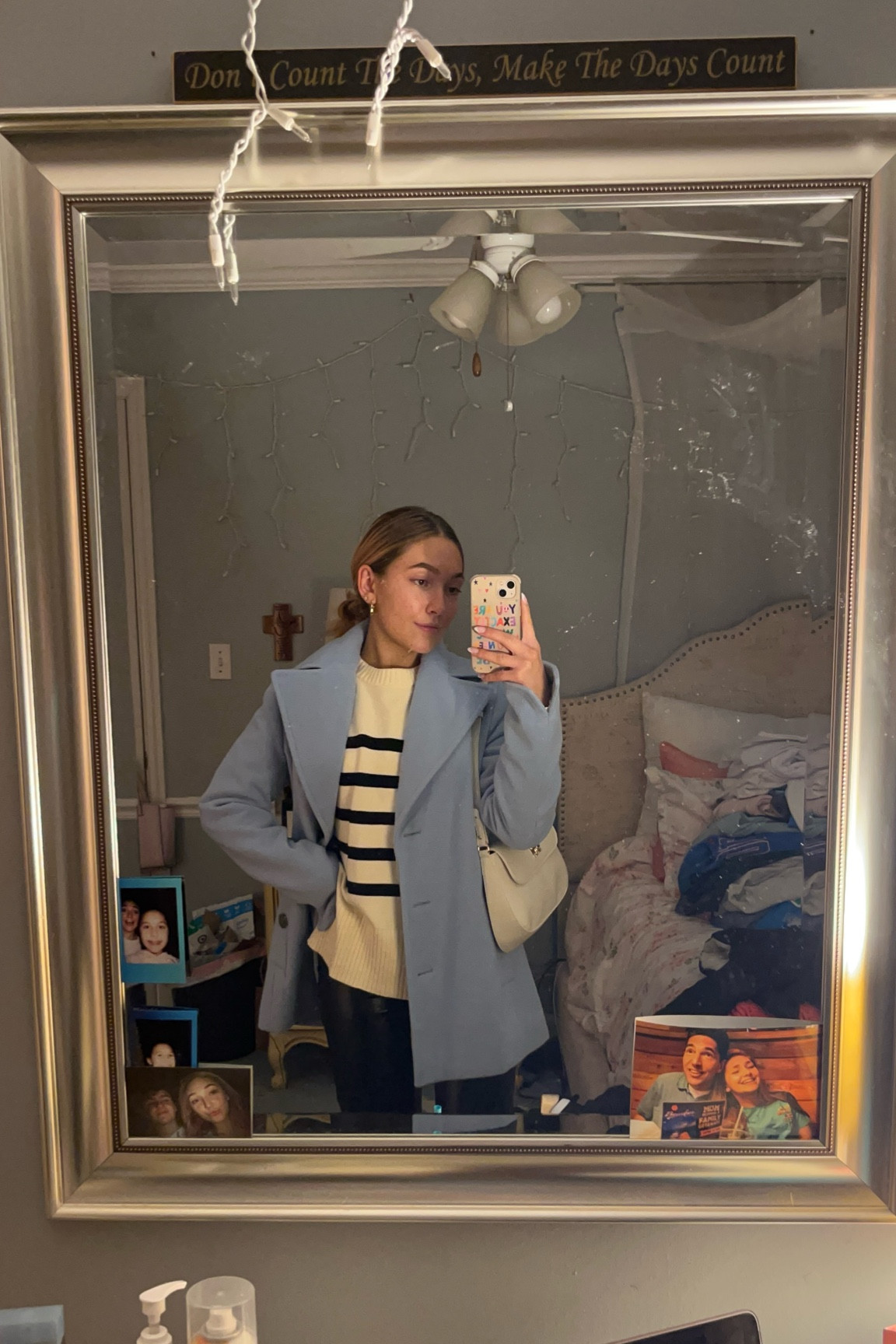 basic striped sweater!! (The exact one I got was out of stock so I linked a few similar ones)