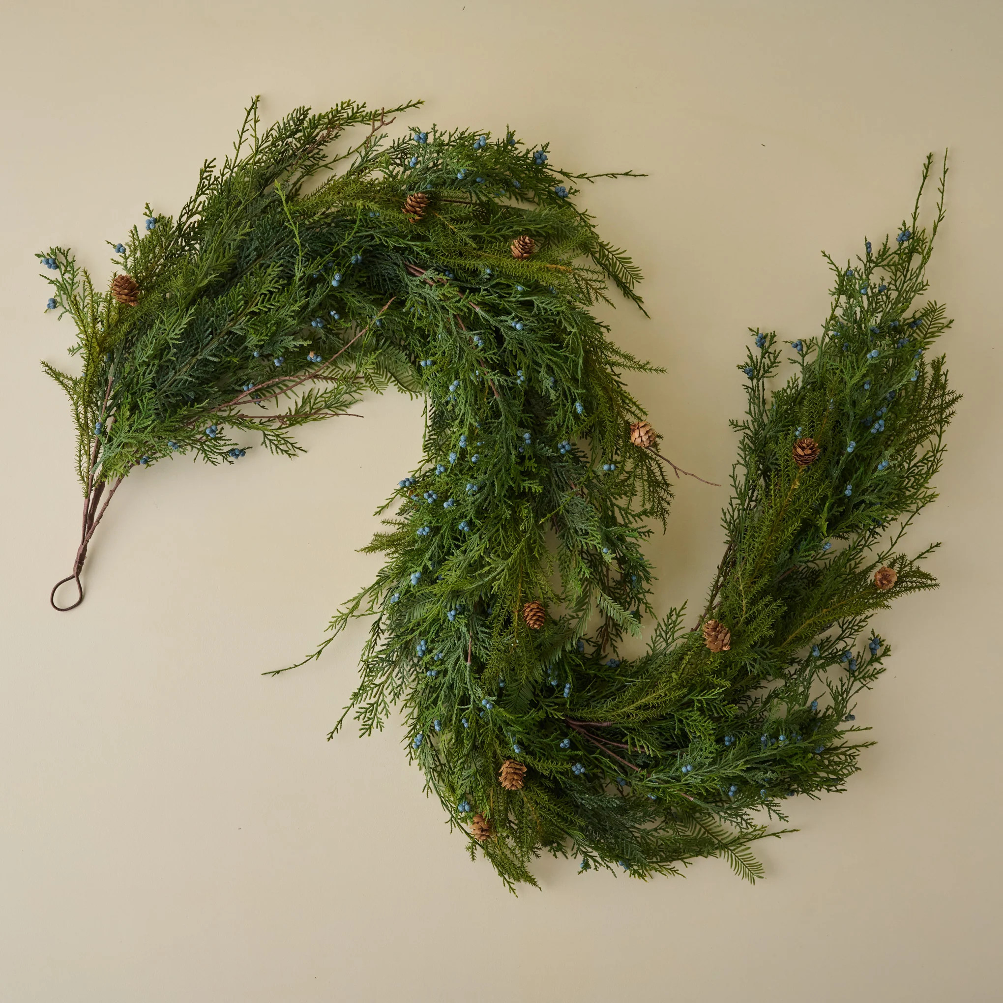 Real Touch Juniper Berry Pine Garland - 72" | Magnolia