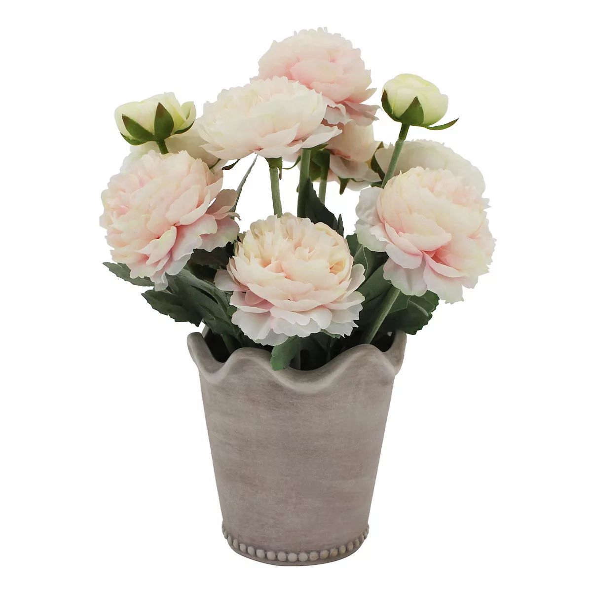 Sonoma Goods For Life® Cabbiage Artificial Rose Plant in Ruffled Planter Table Decor | Kohl's