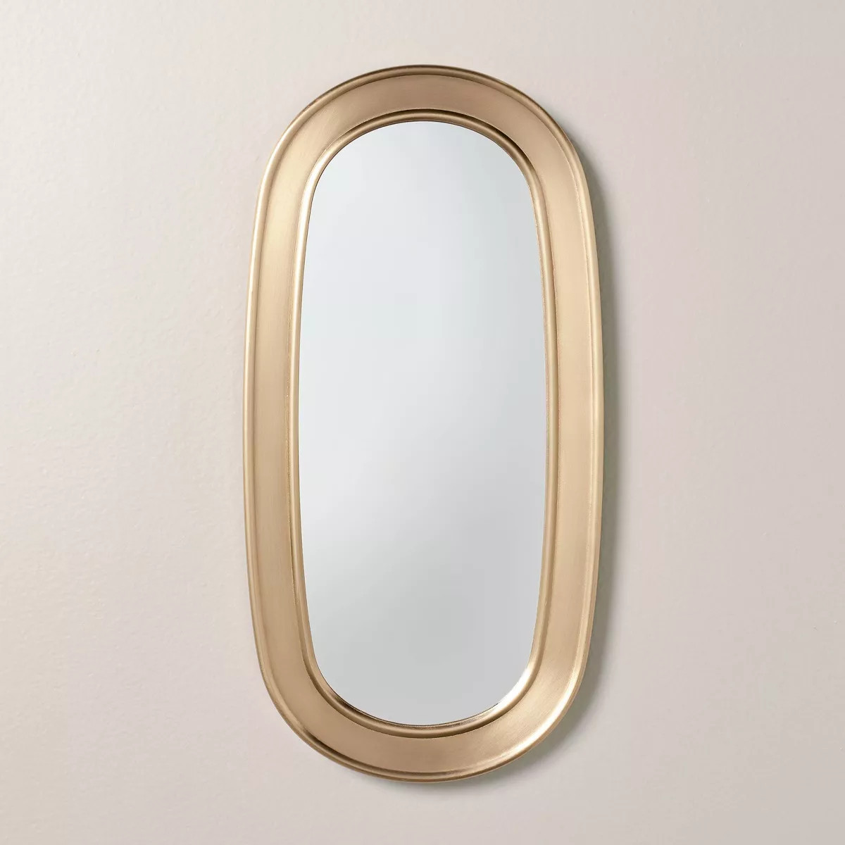 Brass Finish Oval Mirror - Hearth & Hand™ with Magnolia | Target