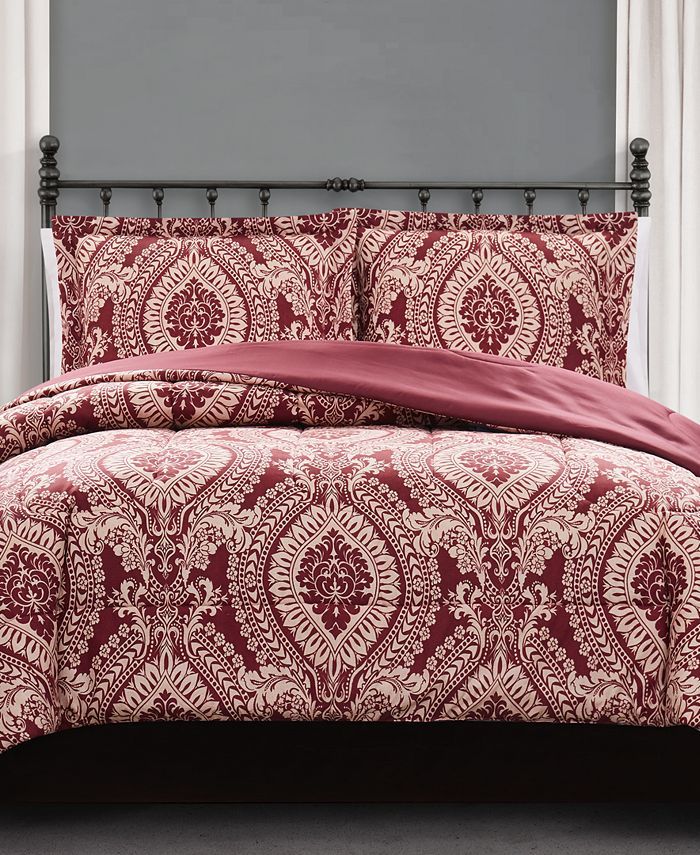 Pem America Jessa 3-Pc. Reversible King Comforter Set, Created for Macy's  & Reviews - Comforter ... | Macys (US)
