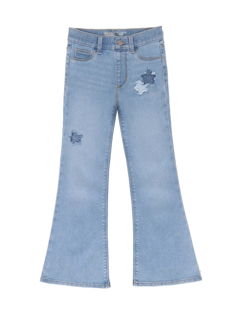 Wonder Nation Girls Fashion Flare Jegging, Sizes 4-18 & Plus | Walmart (US)