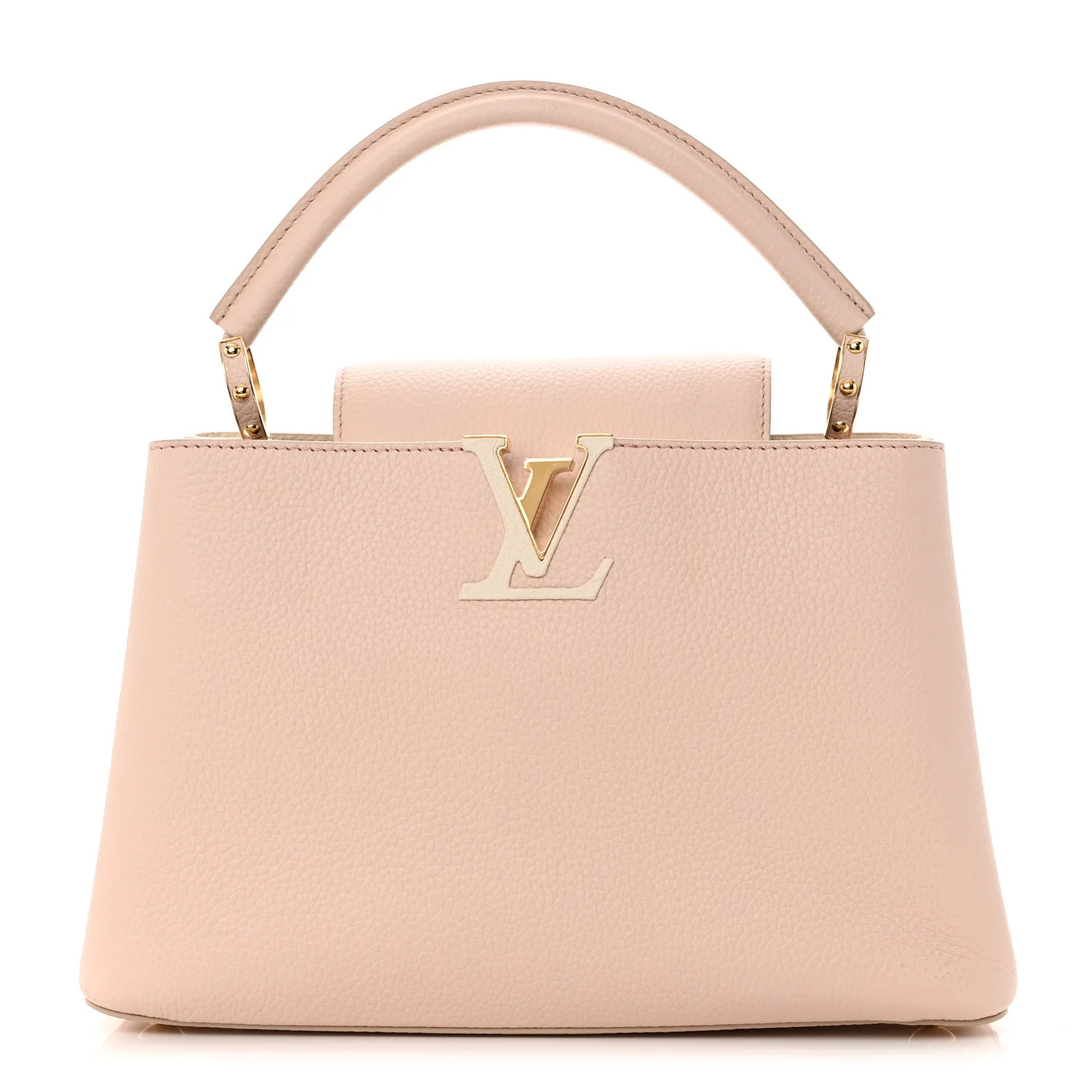 Taurillon Capucines PM Coquille | FASHIONPHILE (US)