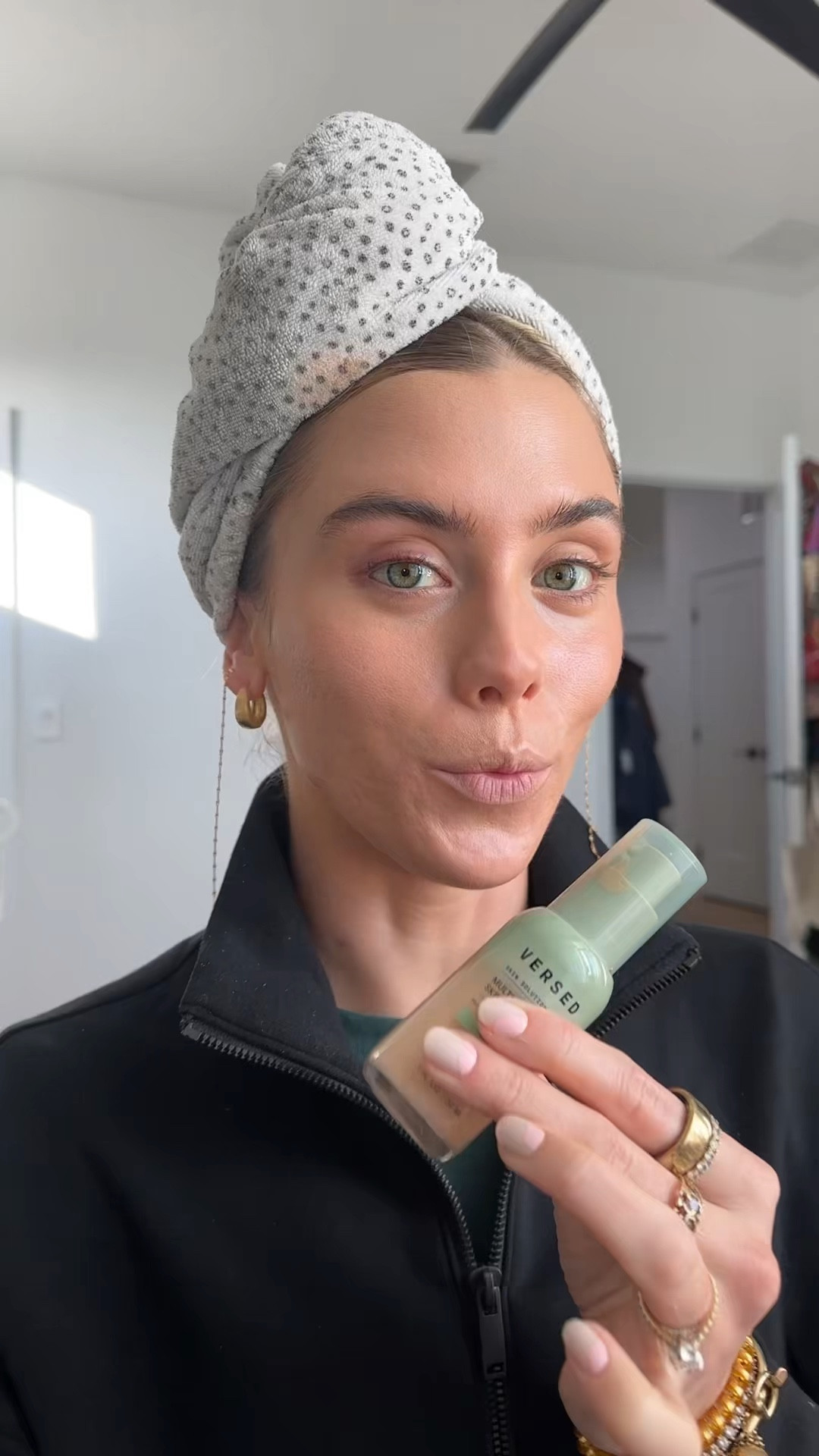 Versed tinted spf shade 5N. The hero in your routine, this skin-perfecting tint is a nourishing serum with buildable coverage that corrects uneven skin tone and protects with mineral SPF 40. With a skin-like finish, this feels lightweight and gives a lit-from-within, hydrating glow that stays put all day. Made with ingredients that feel like skincare and will care for your skin, you can wear all day without worrying about clogging your pores or irritating your skin @versed 

#LTKBeauty #LTKgrwm #LTKselfcare