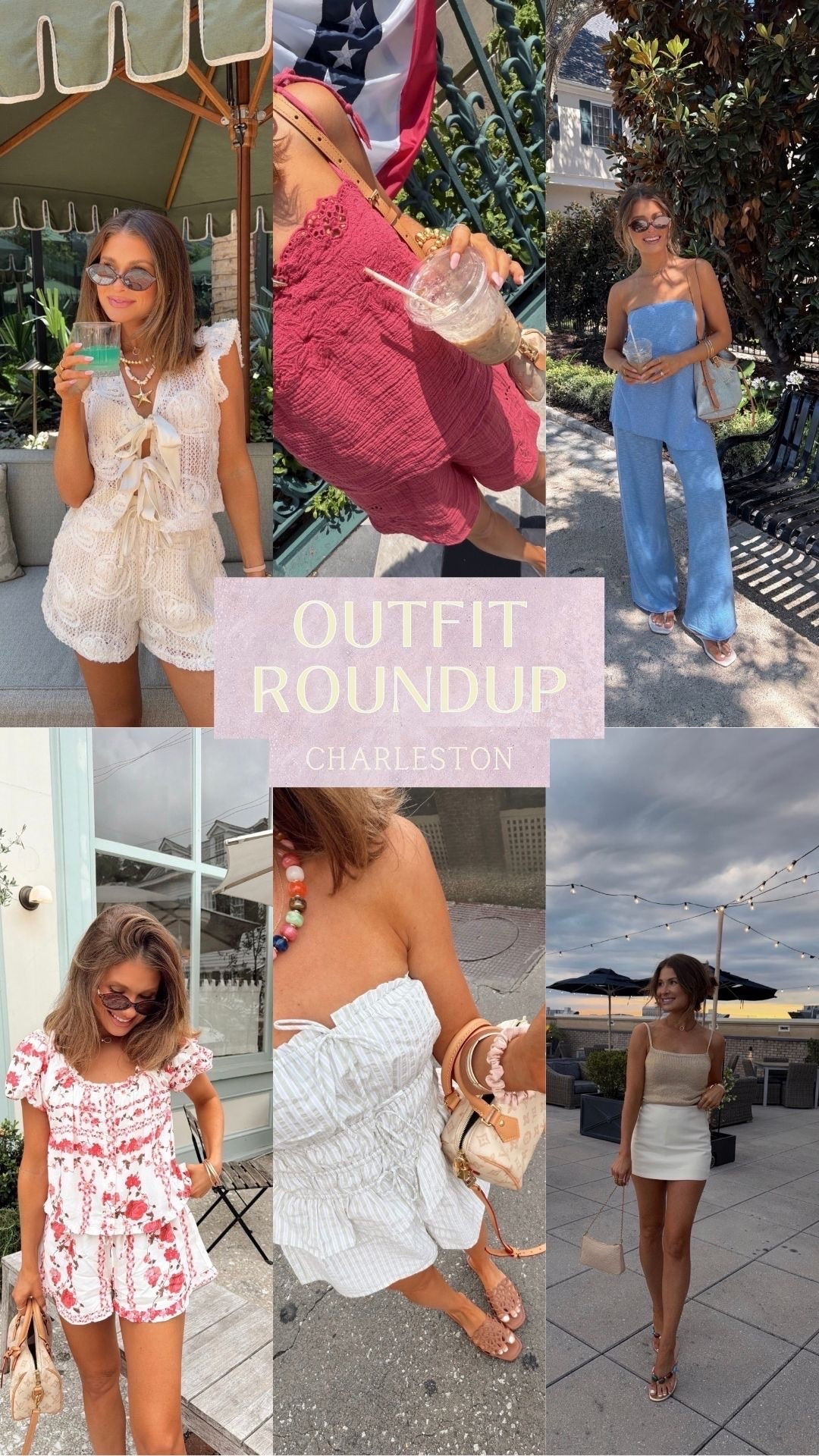 Girls trip outfit roundup for Charleston loving these girly cute pieces for summer!