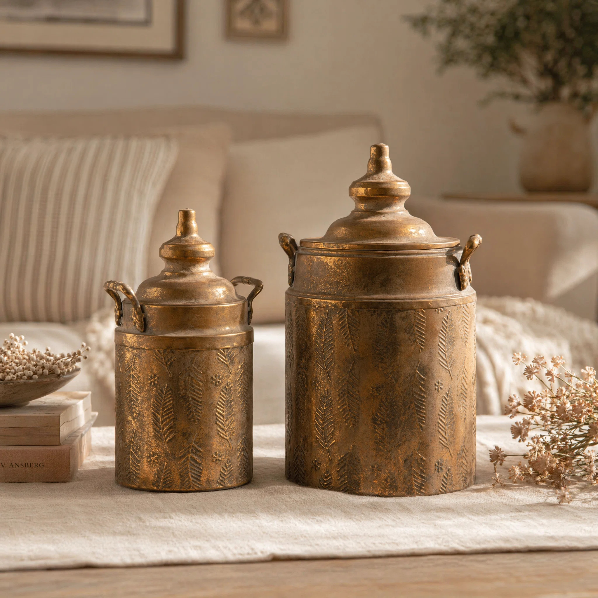 Rustic Distressed Double-Handled Vase | Wayfair | Wayfair North America