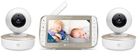 Motorola Baby Monitor - VM50G Video Baby Monitor with 2 Cameras, 1000ft Range 2.4 GHz Wireless 5"... | Amazon (US)