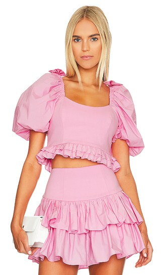 Spirit Crop Top in Pink Pop Rocks | Revolve Clothing (Global)