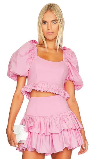 Spirit Crop Top in Pink Pop Rocks | Revolve Clothing (Global)