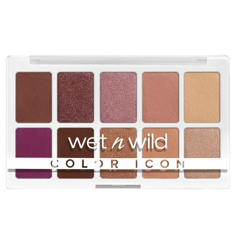 wet n wild Color Icon 10 Pan Eyeshadow Palette, Heart & Soul, 0.42 oz | Walmart (US)