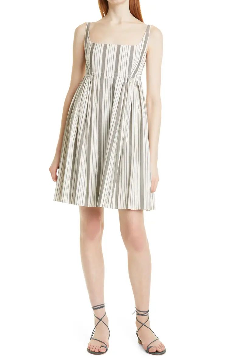 Stripe Empire Waist Cotton Dress | Nordstrom