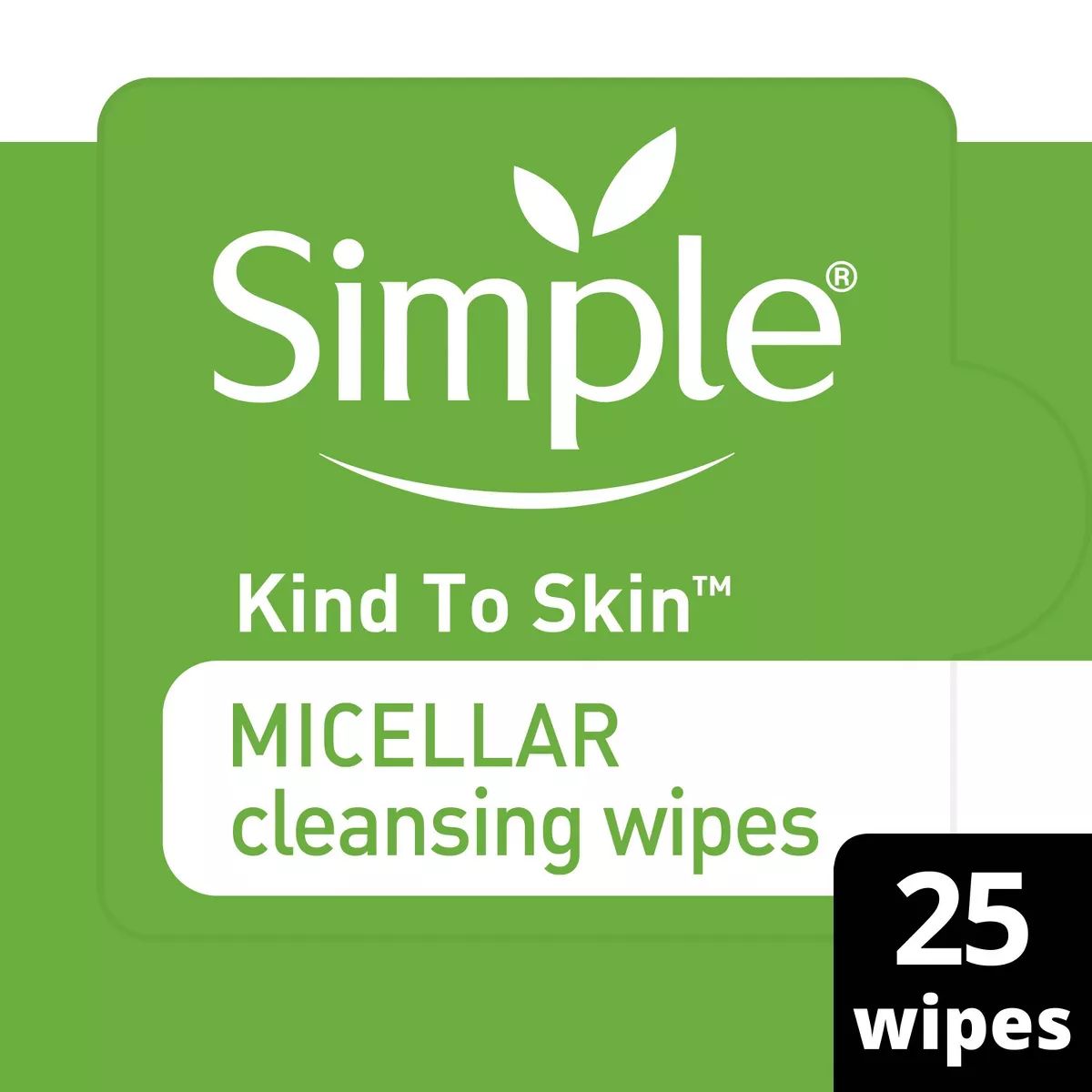 Unscented Simple Kind to Skin Micellar Makeup Remover Wipes - 25ct | Target