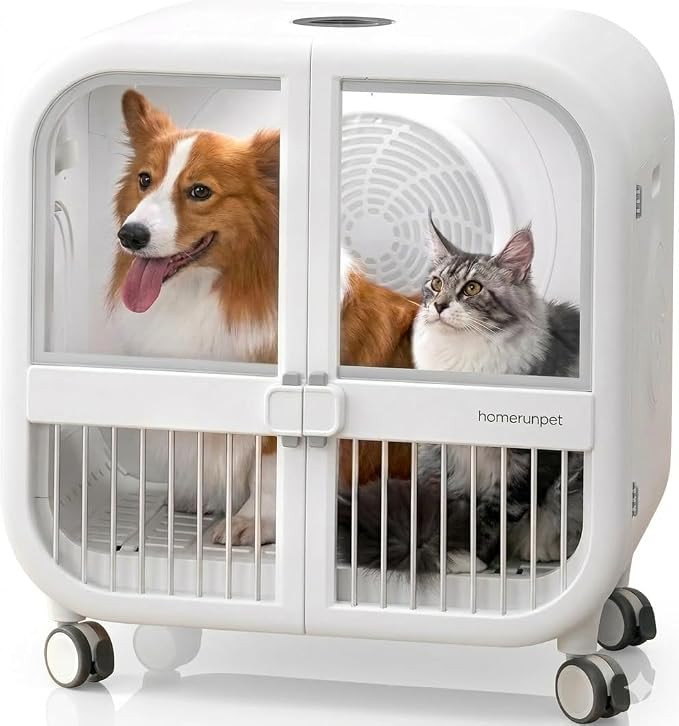 HomeRunPet 135L Pet Dryer Box, Ultra Quiet Dog Dryer for Medium Dogs & Cats | Amazon (US)