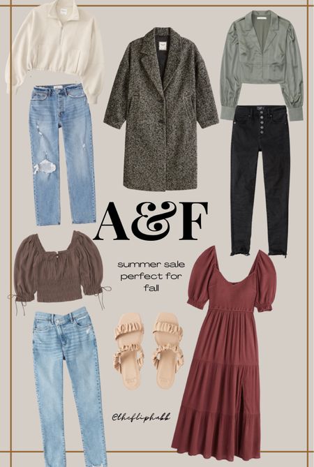 ABERCROMBIE & FITCH summer SALE?! The perfect outfits for fall, on sale for summer. Count me in! | fall outfit, fall fashion, fall style, fall wardrobe, outfit, abercrombie, high rise jeans, black jeans, shacket, fall sandal #competition #LTKsalealert

#LTKSeasonal #LTKfit #LTKstyletip