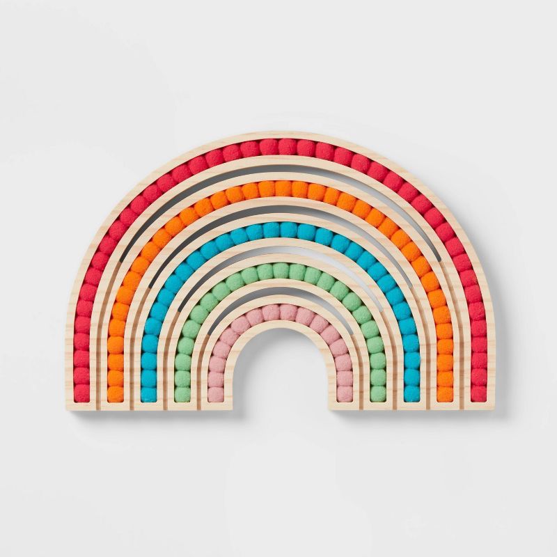 Felt Ball Rainbow Wall Decor - Pillowfort™ | Target