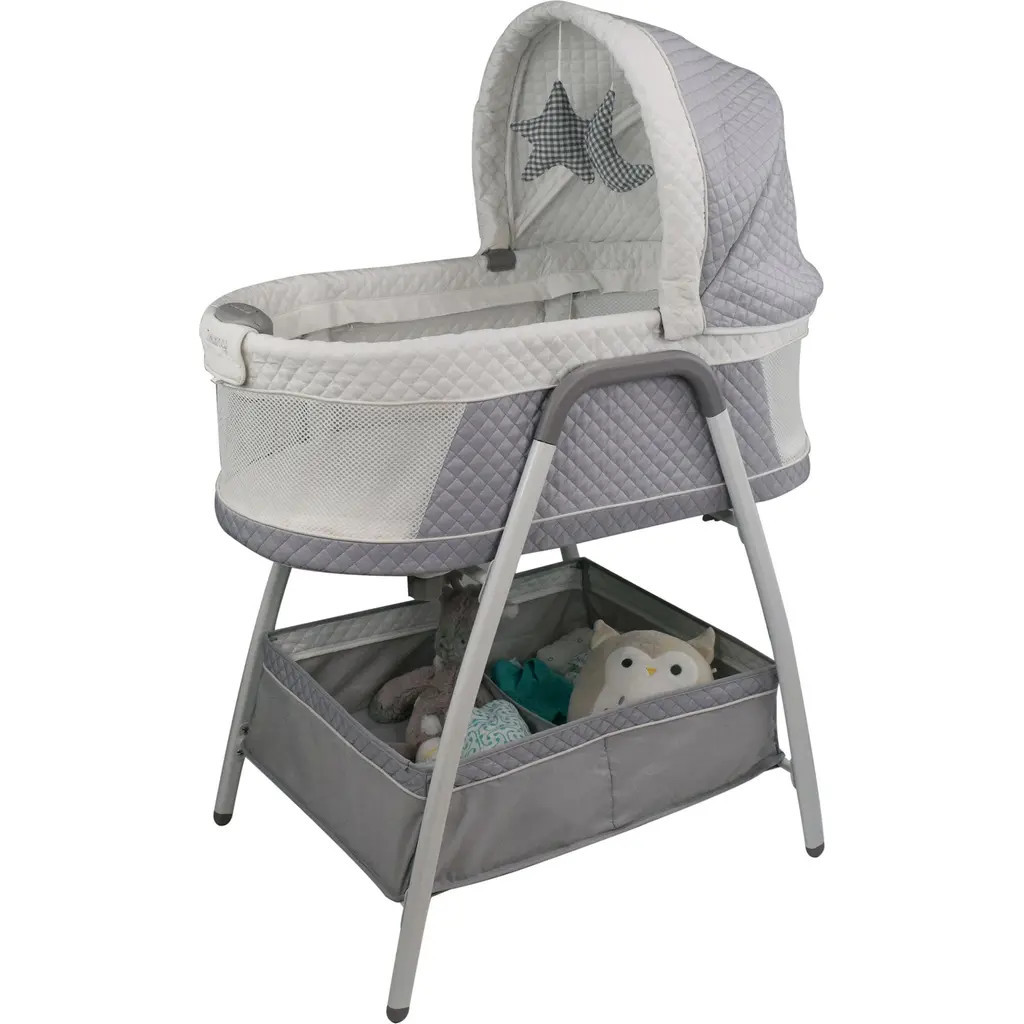 Little Partners TrüBliss™ Journey 2-IN-1 Bassinet in Light Grey at Nordstrom | Nordstrom