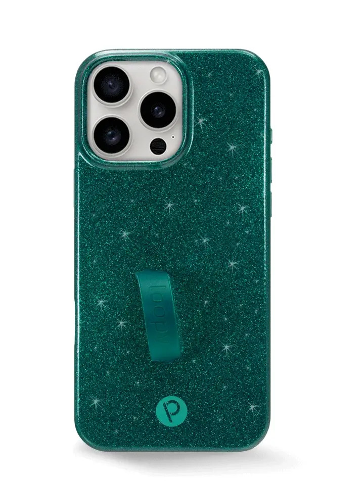 Loopy Cases - Emerald Sparkle | Loopy Cases