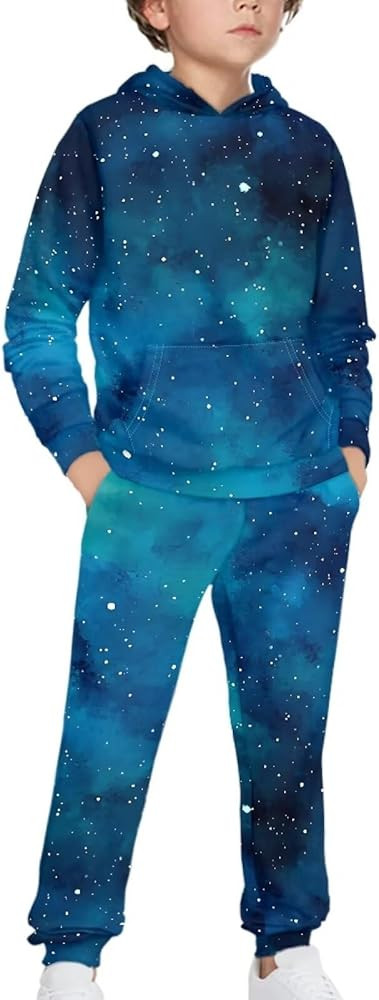 Renewold Kids Hoodie Sweatshirt and Jogger Sweatpants 2 Pieces Set Boys Girls Tracksuits Activewe... | Amazon (US)