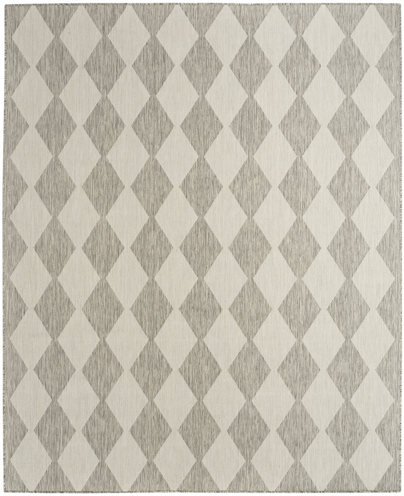 Positano Modern 9' x 12' Rug In Light Grey | 1stopbedrooms