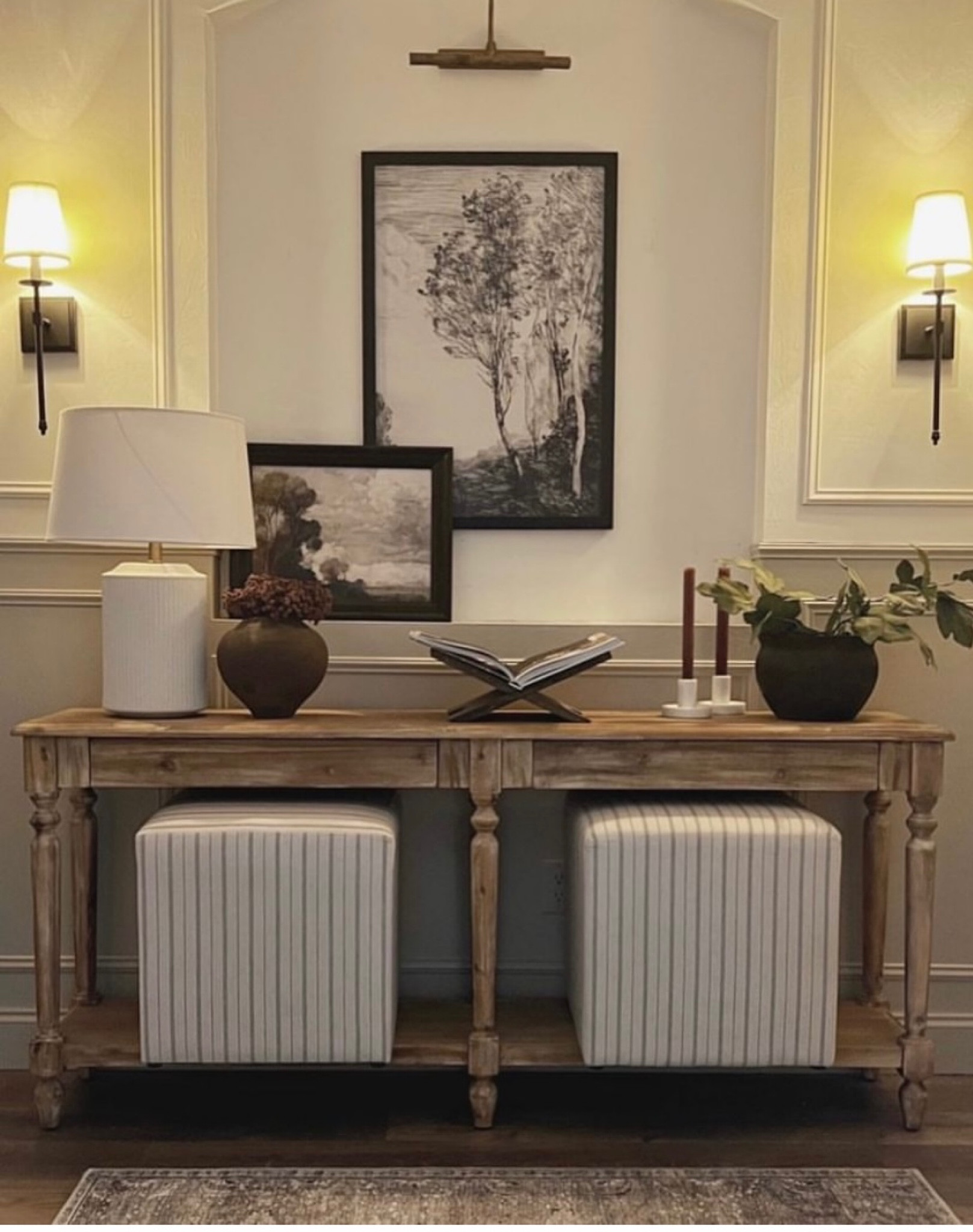 Wood Everett Foyer Table Natural … curated on LTK