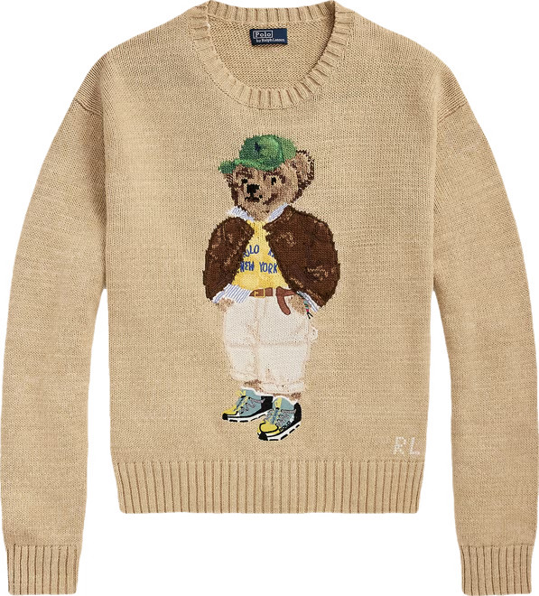 Polo Ralph Lauren Women's Polo Bear Cotton Crewneck Sweater - Macy's | Macy's