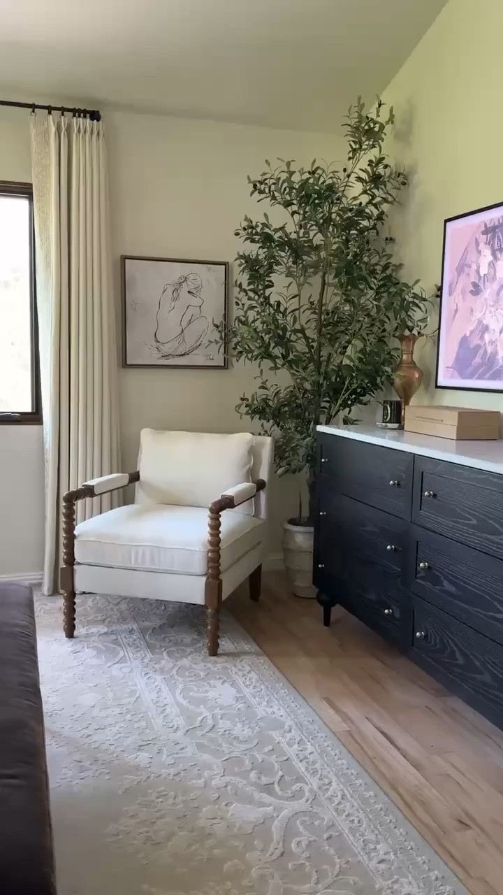 The perfect way to style a small corner in your bedroom. With a mix of high and low, it creates a beautiful, inviting space.

#LTKHome #LTKdayinmylife