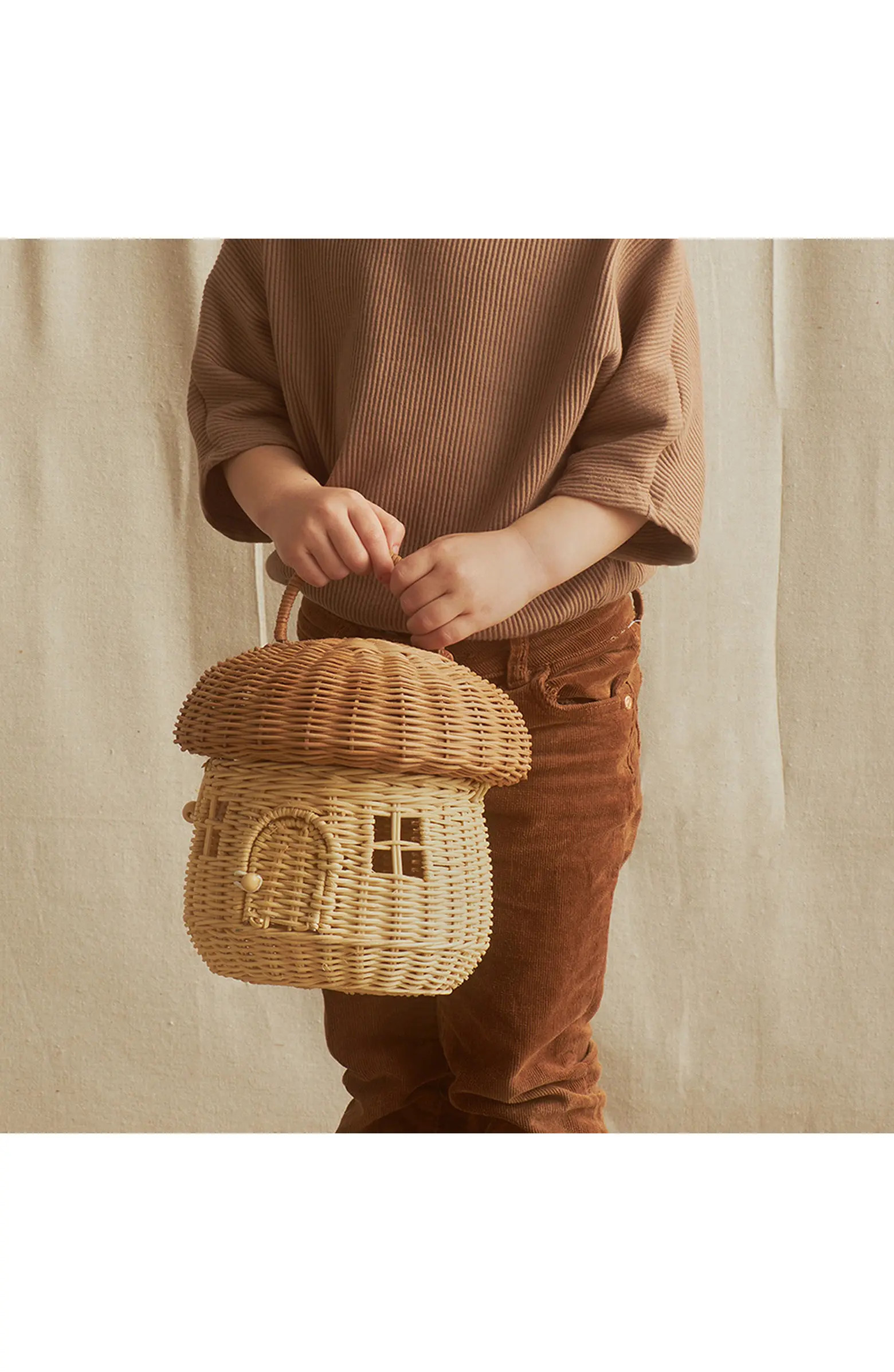 Rattan Mushroom Basket | Nordstrom