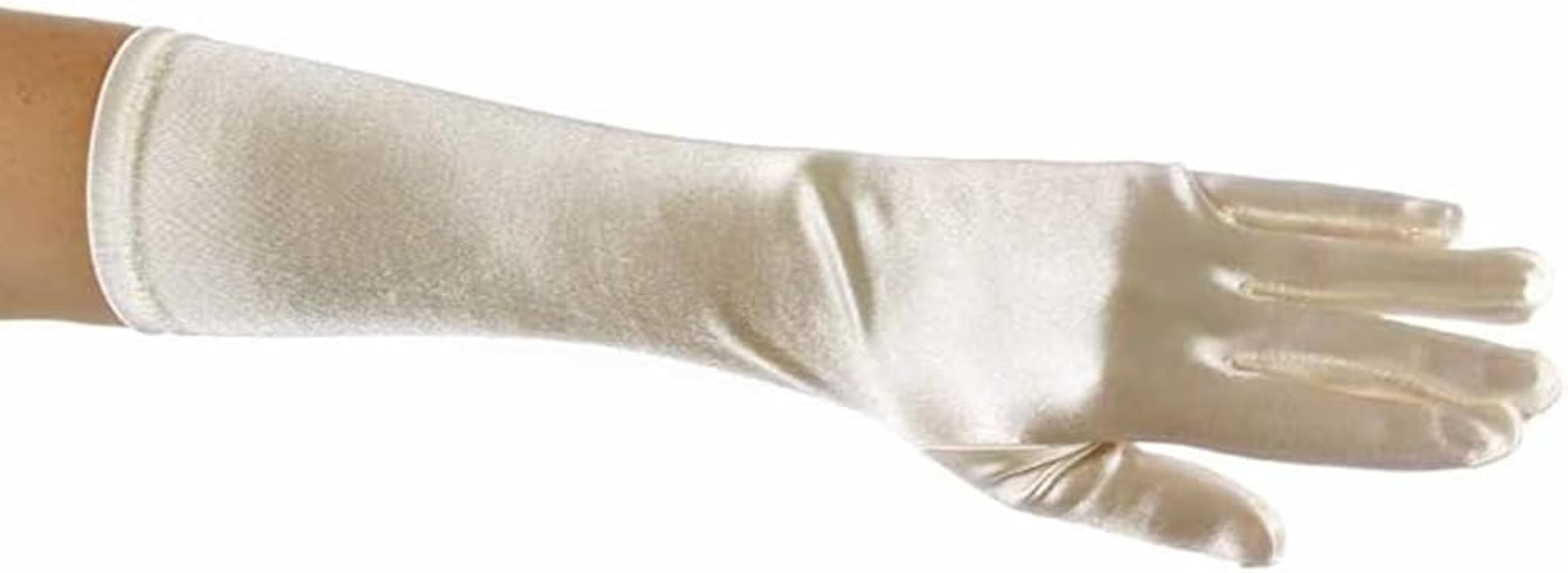 Greatlookz Fashion Showstopper Shiny Satin Elbow Length Gloves for Girls | Amazon (US)