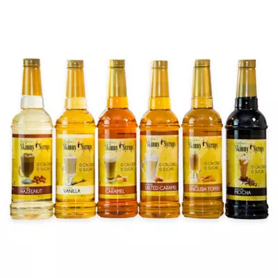 Jordan's Skinny Syrups™ 6-Pack Classic Gourmet Syrup Sampler | Bed Bath & Beyond