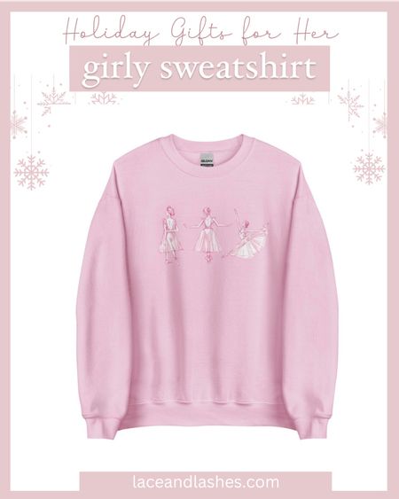 Girly gift idea ❄️ ballerina graphic sweatshirt 🩰

#LTKHoliday #LTKGiftGuide #LTKSeasonal