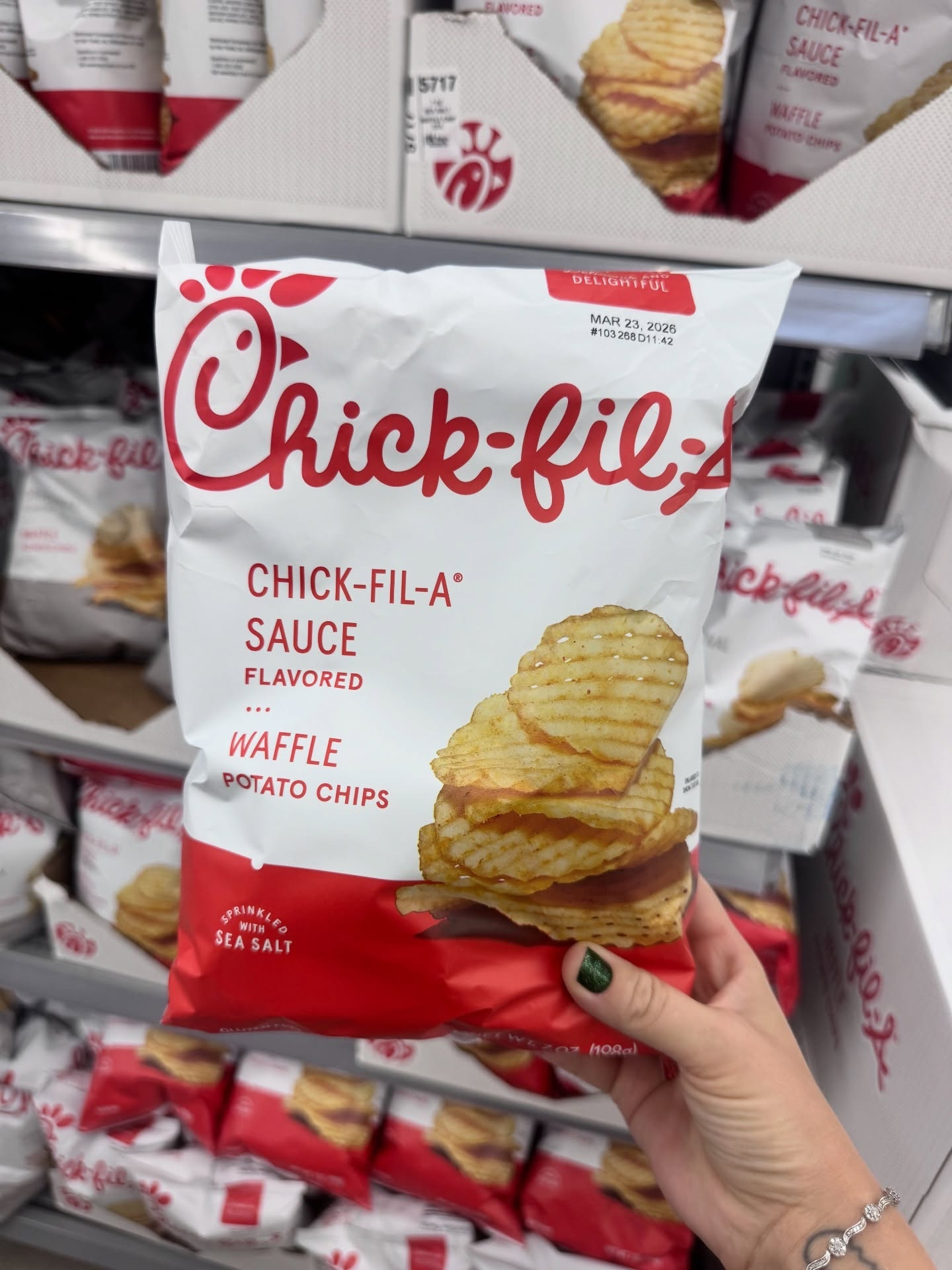 Ok what?!? Chick fil a chips! Spotted them at Walmart, which one are you trying? Follow + comment “SHOP” for a link! ✨MUST BE FOLLOWING FOR THE LINK TO COME THROUGH✨ #paidlink