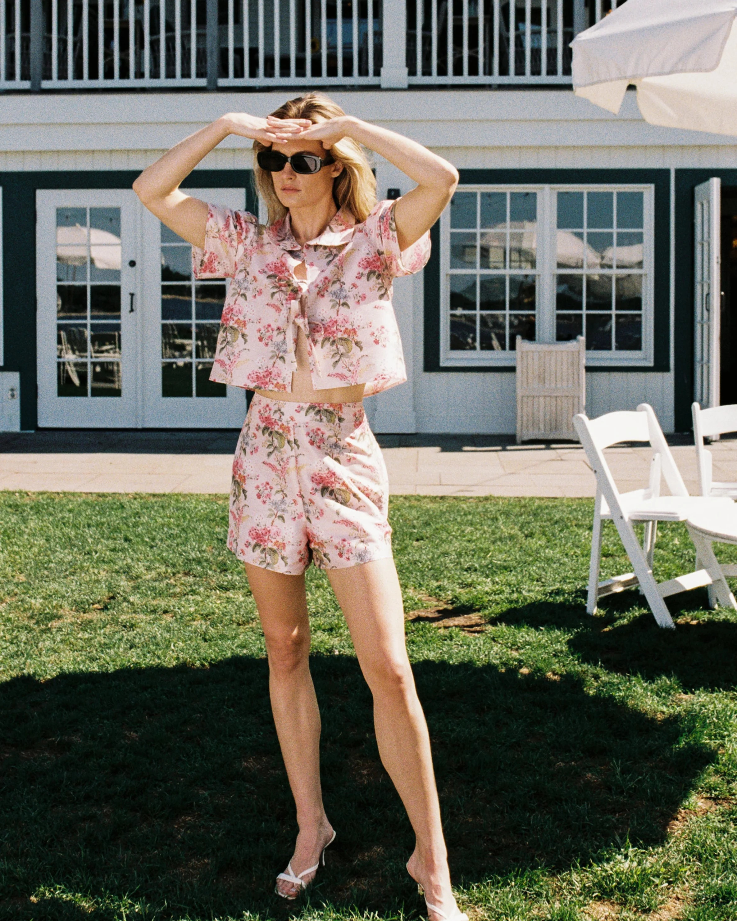 Cadence Top in Blush Floral | Louise New York