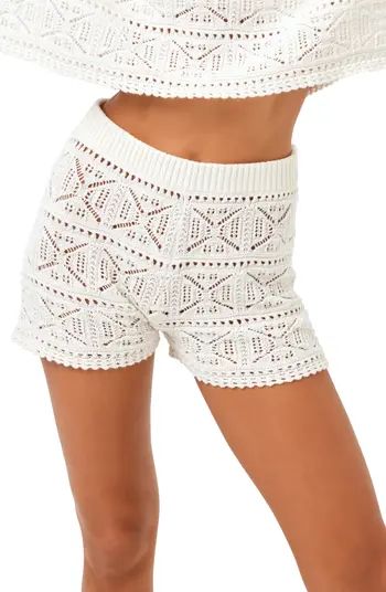 Diamond Eye Crochet Cover-Up Shorts | Nordstrom