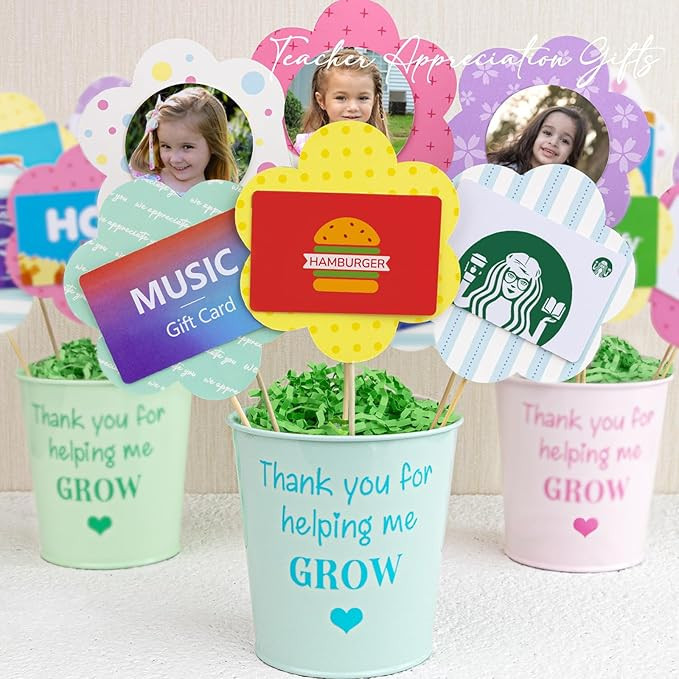 Mythcloud Teacher Gifts - Teacher Appreciation Gifts - 3 Pack Gift Card Bouquet - Teacher Surviva... | Amazon (US)