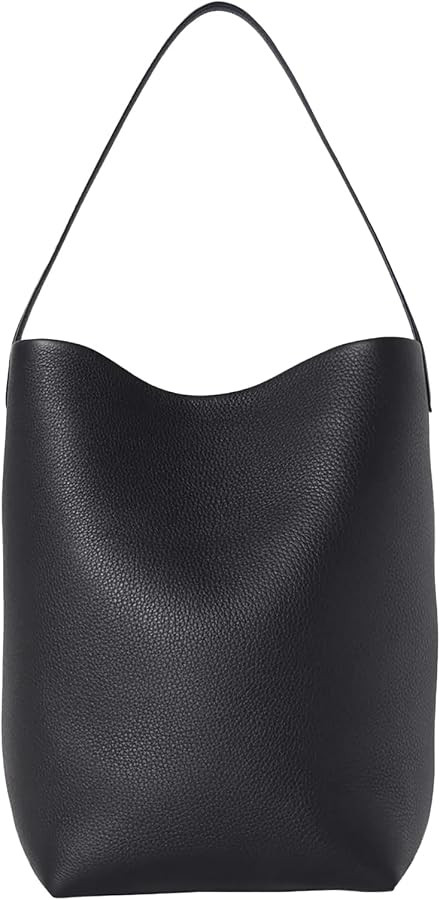 Genuine Leather Bucket Bag for Women, Full-Grained Calfskin Tote | Amazon (US)