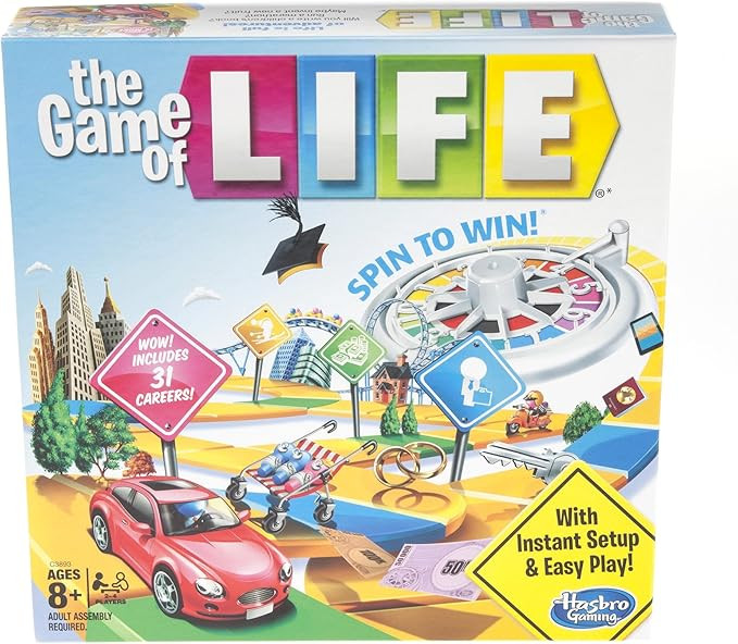 Hasbro Gaming The Game of Life Board Game Ages 8 & Up (Amazon Exclusive) | Amazon (US)