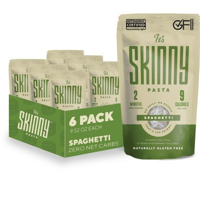 It’s Skinny Spaghetti Pasta— Pre-Cooked Konjac Noodles Spaghetti, Gluten Free Shirataki Noodle Low Carb Pasta, Vegan & Paleo - Friendly (6-Pack) | Target