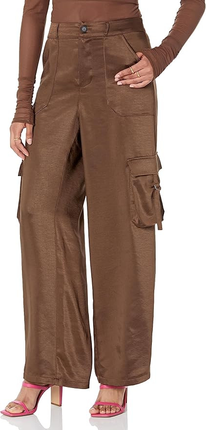 The Drop Women's Jessenia Shine Cargo Pants | Amazon (US)