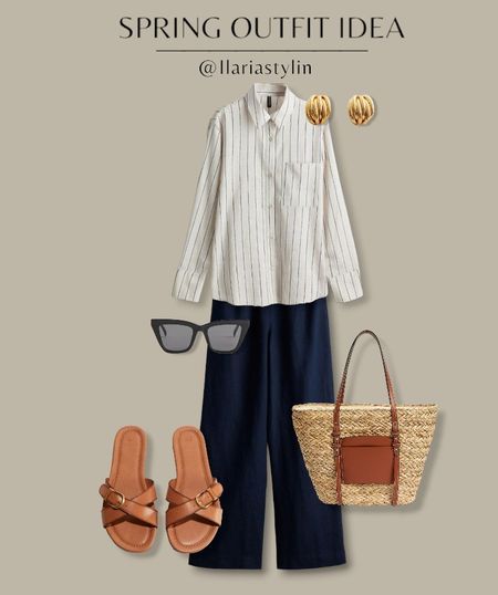 SPRING OUTFIT IDEA 🤍

fashion inspo, spring outfit, spring fashion, spring style, outfit idea, outfit inspo, casual chic outfit, casual chic ootd, linen blend shirt, striped shirt, white shirt, navy blue pants, linen pants, wide leg pants, tan slides, brown slides, straw bag, tan bag, brown bag, tote bag, shoulder bag, h&m, style inspo, women fashion

#LTKSeasonal #LTKfindsunder100 #LTKstyletip